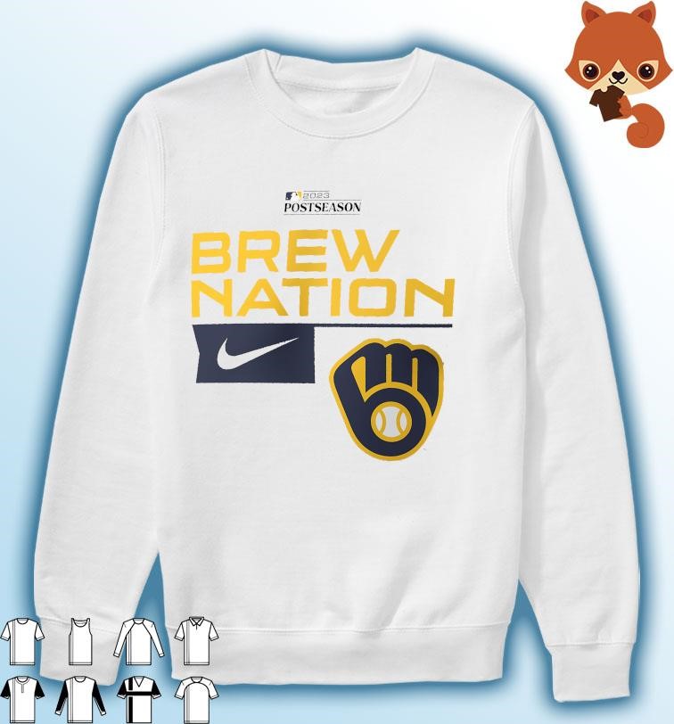 Milwaukee Brewers Nike Brew Nation 2023 Postseason Shirt, hoodie