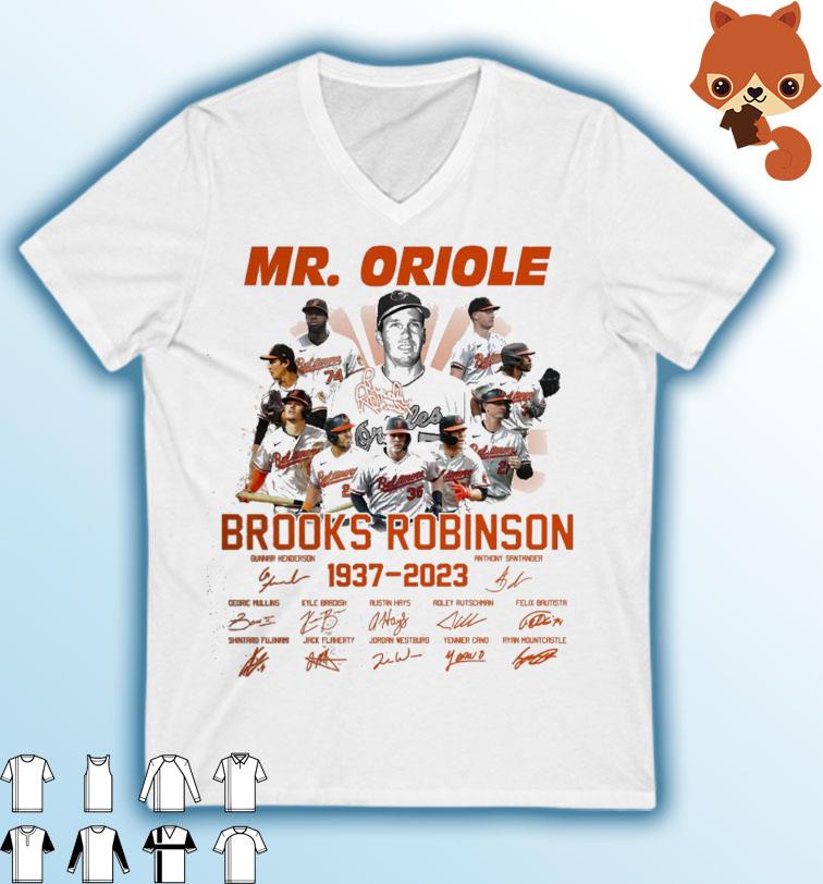 Brooks Robinson 1937–2023 Baltimore Orioles 1955–1977 Thank You For The  Memories T-shirt
