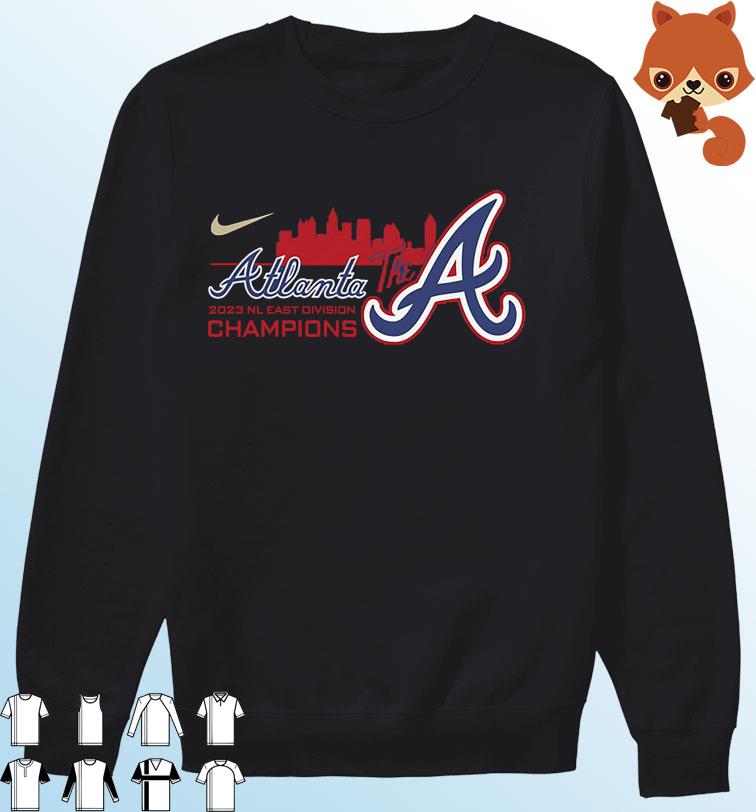 Atlanta Braves Nike 2023 NL East Division Champions Shirt, hoodie, sweater  and long sleeve