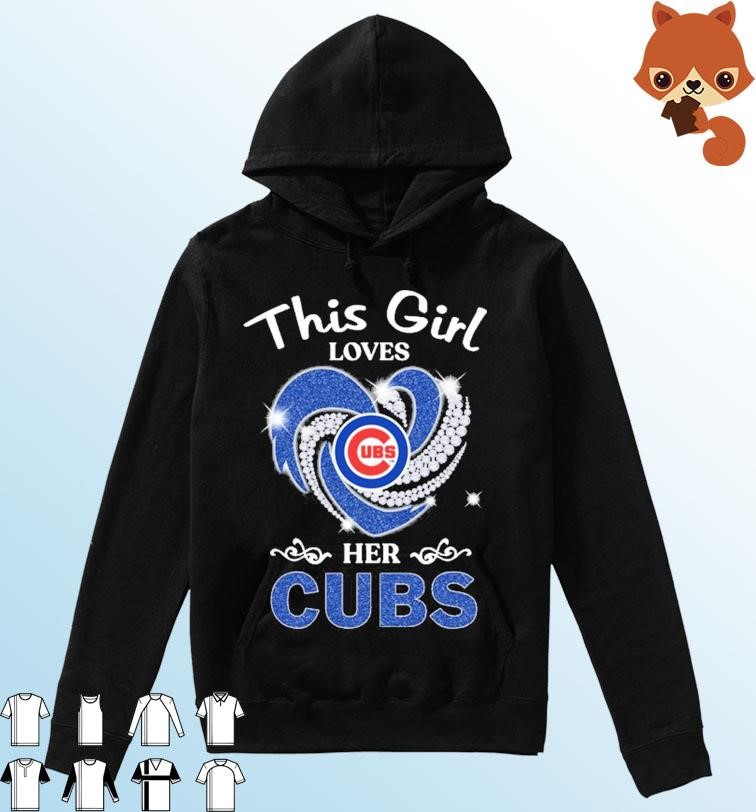 Heart This Girl Love Chicago Cubs Shirt, hoodie, sweater, long