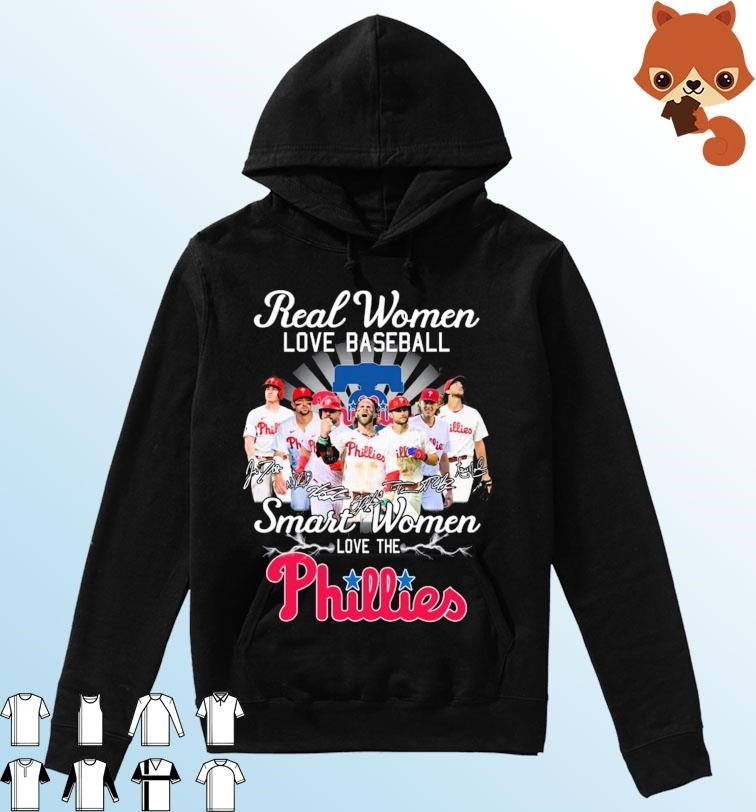 Real Women Love Baseball Smart Women Love The Philadelphia Phillies 2023  Postseason Signatures Shirt, hoodie, sweater, long sleeve and tank top
