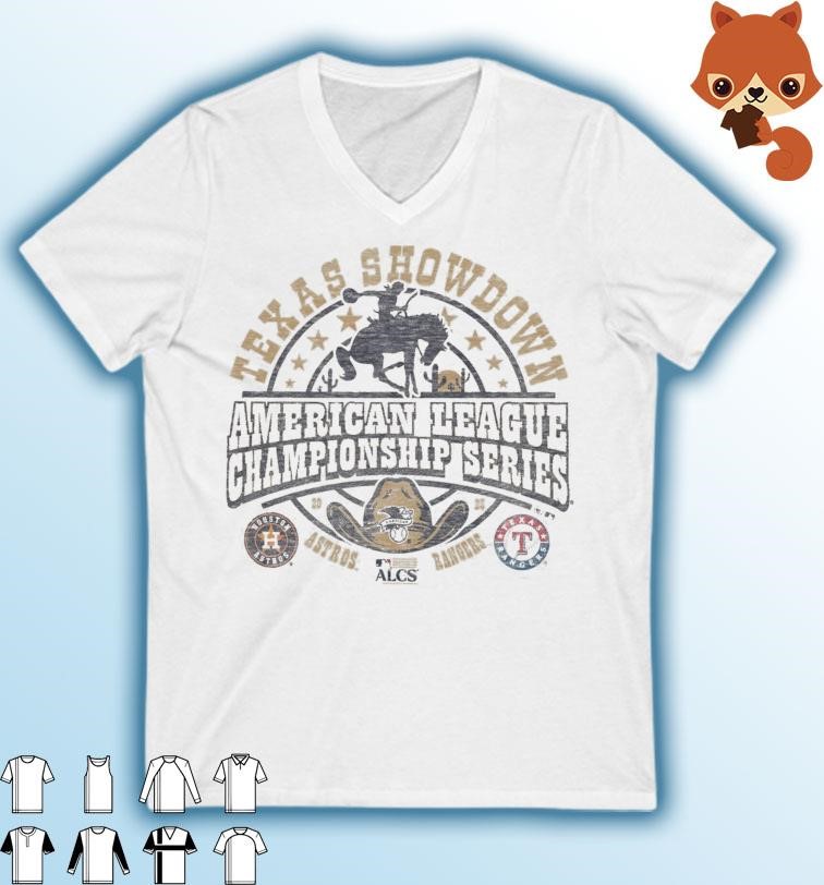 Houston Astros vs Texas Rangers 2023 American League Championship Series  Matchup Shirt, hoodie, sweater, long sleeve and tank top