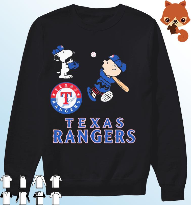 Texas Rangers X Peanuts Snoopy And Charlie Brown ALCS 2023 Shirt