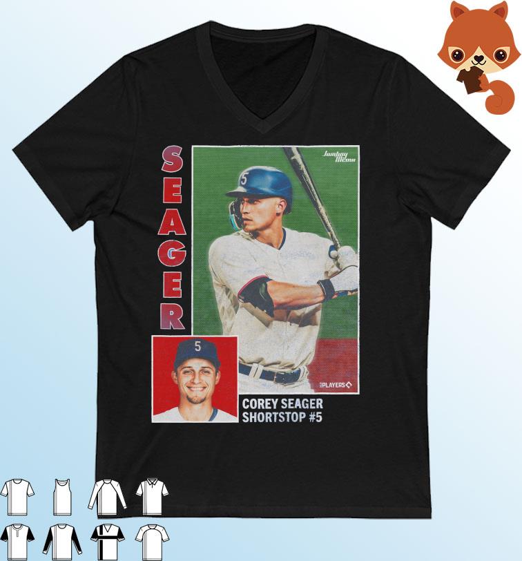 The Corey Seager Baseball Card Shirt