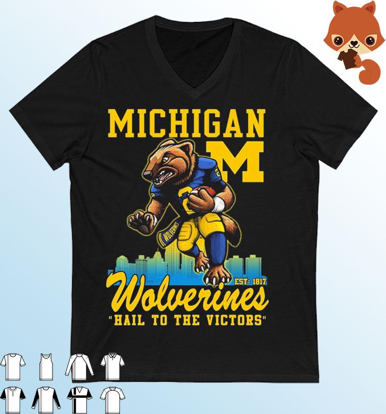 Michigan Wolverines Mascot Hail To The Victors Shirt