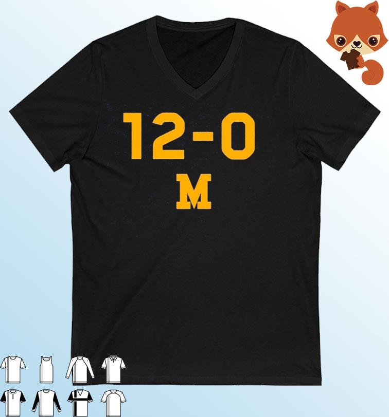 Official 12-0 Michigan Wolverines Shirt