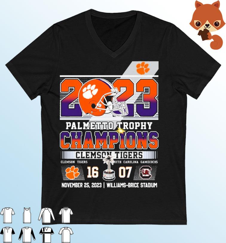 Official Clemson Tigers 2023 Palmetto Trophy Champions Shirt