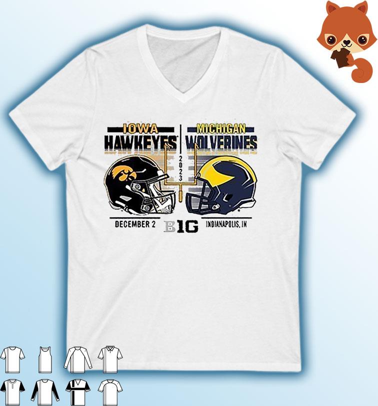 Official Iowa Hawkeyes vs Michigan Wolverines 2023 B1G Football ...