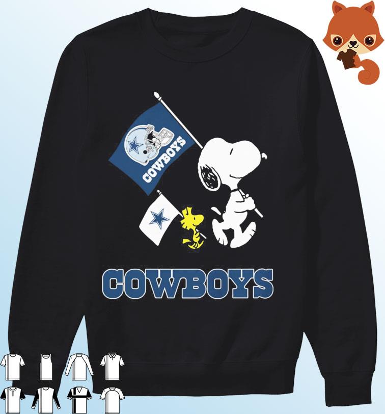 Peanuts Snoopy And Woodstock Parade Flag Dallas Cowboys Shirt, hoodie ...