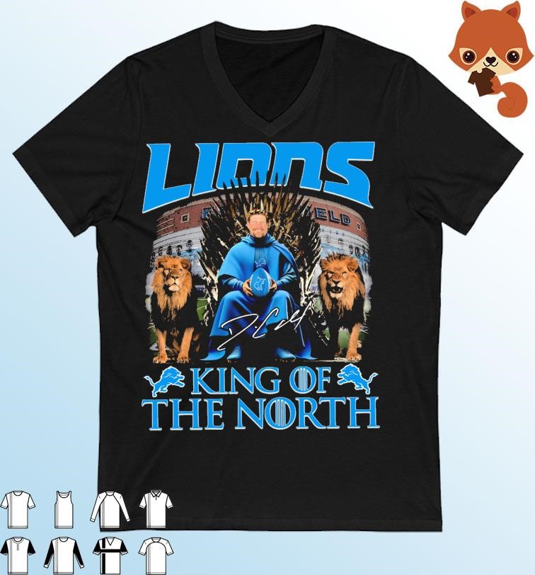 Dan Campbell The King Lions Detroit Lions King Of The North Shirt ...