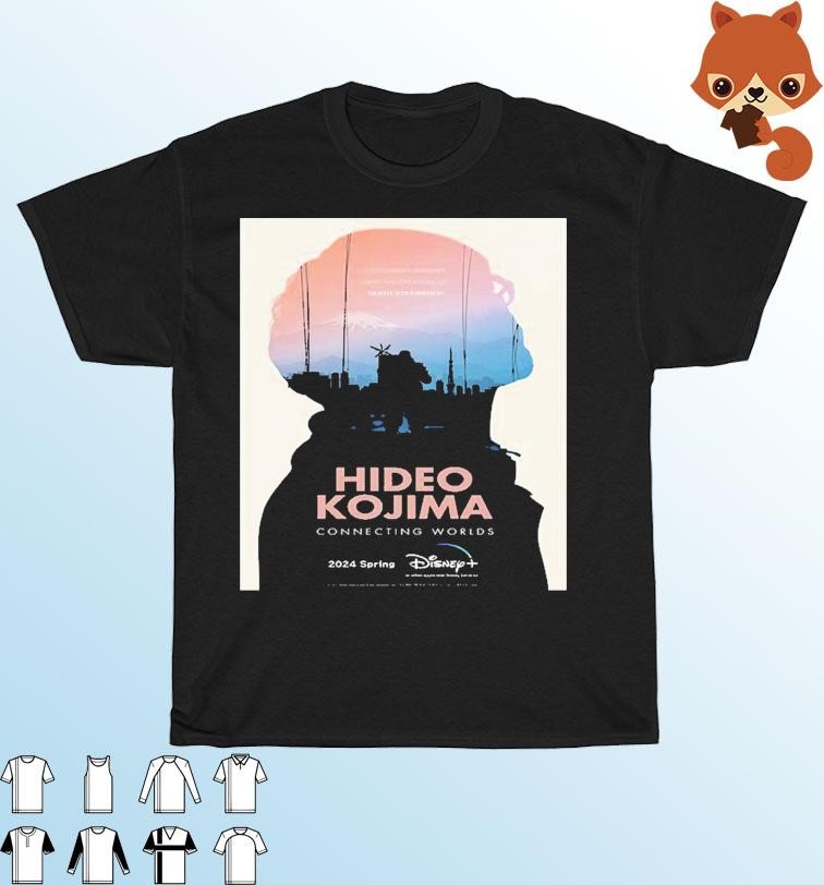 Official Official Poster For Hideo Kojima Connecting Worlds Spring 2024  Shirt, hoodie, sweater and long sleeve