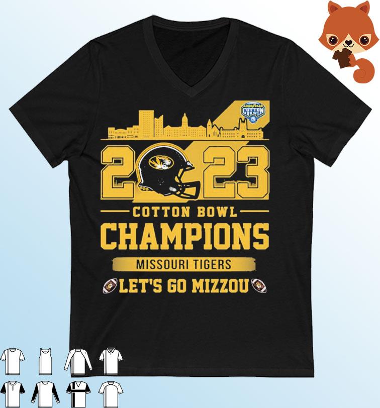 Missouri Tigers 2023 Cotton Bowl Champions Let's Go Mizzou Shirt ...