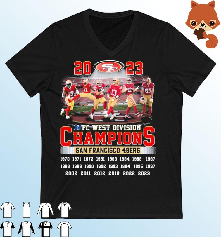 Squad Goals San Francisco 49ers 2023 NFC West Division Champions Shirt