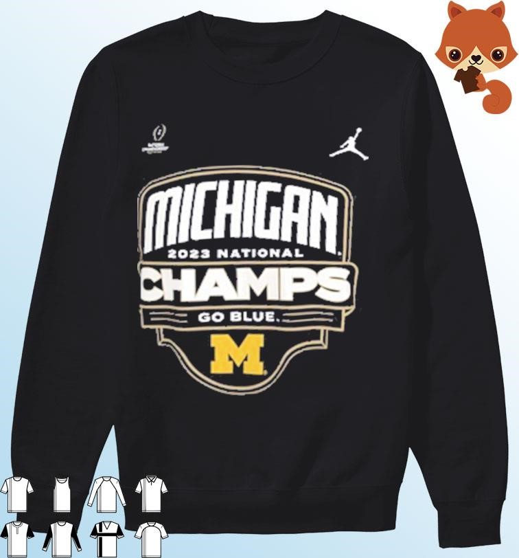2023 CFP National Champions Michigan Football Go Blue Shirt, hoodie ...
