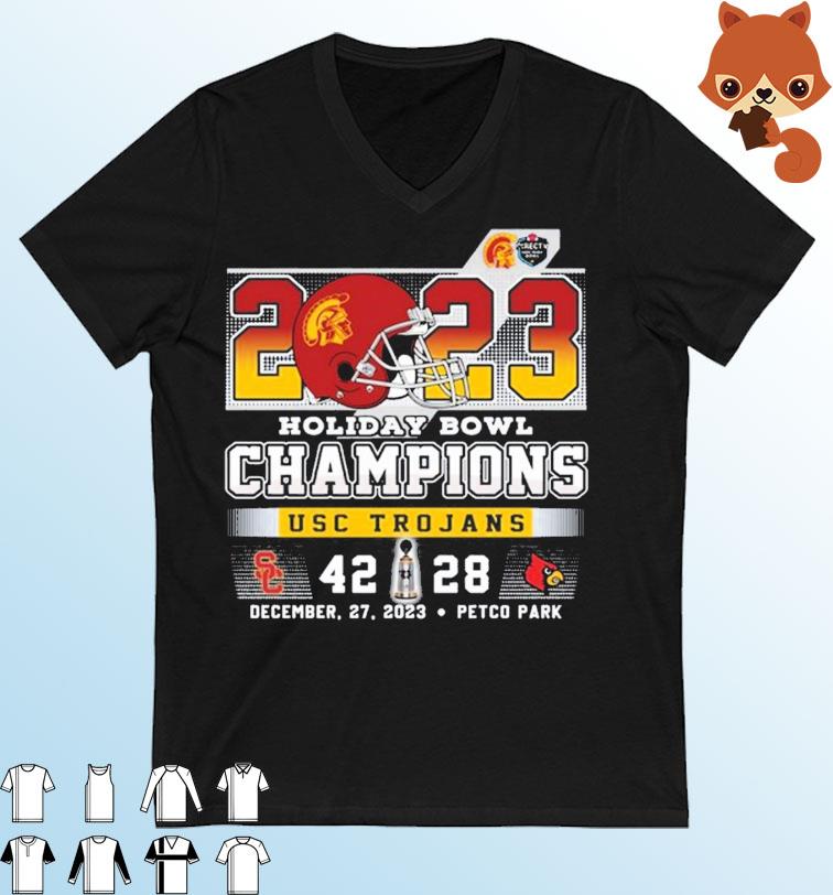 2023 Holiday Bowl Champions USC Trojans 42-28 Louisville Shirt, hoodie ...