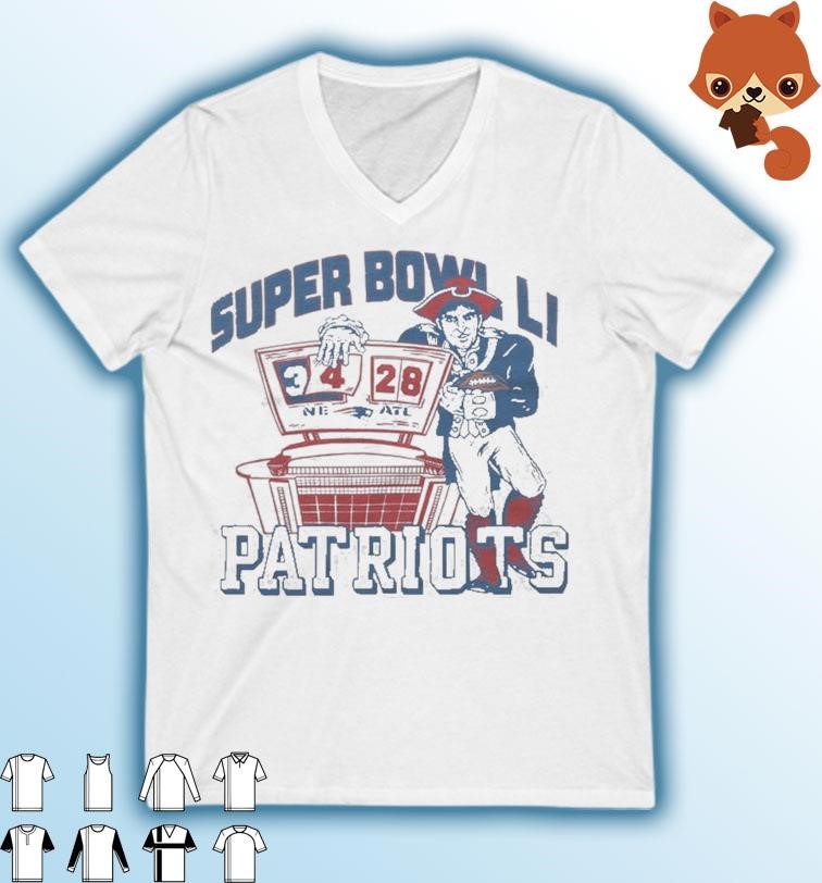 Official New England Patriots Super Bowl LI Champs shirt