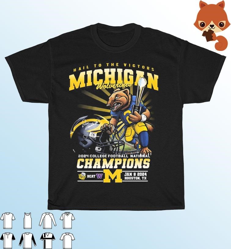 Official hail To The Victors Michigan Wolverines 2023-2024 National ...