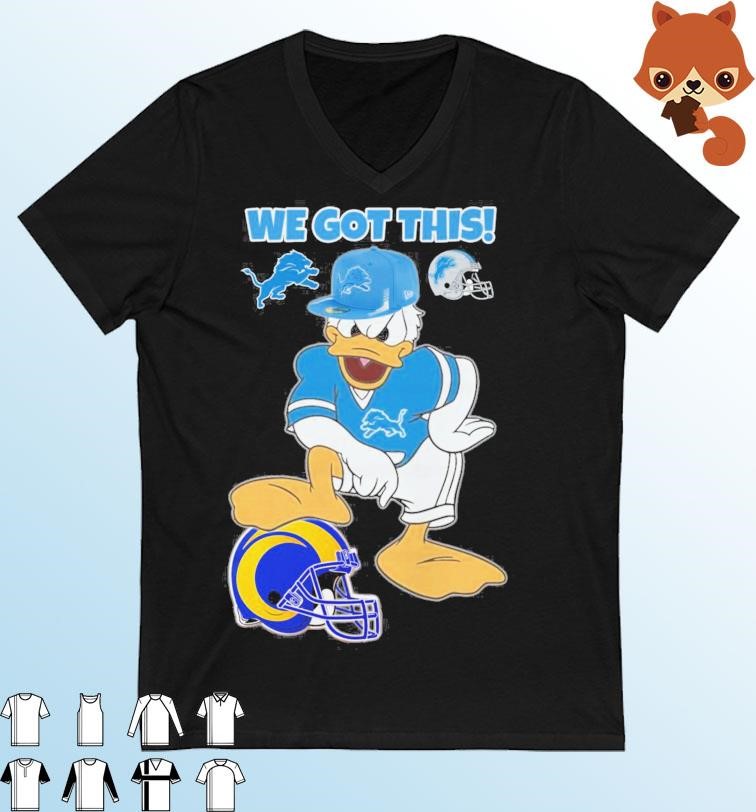 Official we Got This Donald Duck Detroit Lions Stomp On Los Angeles ...