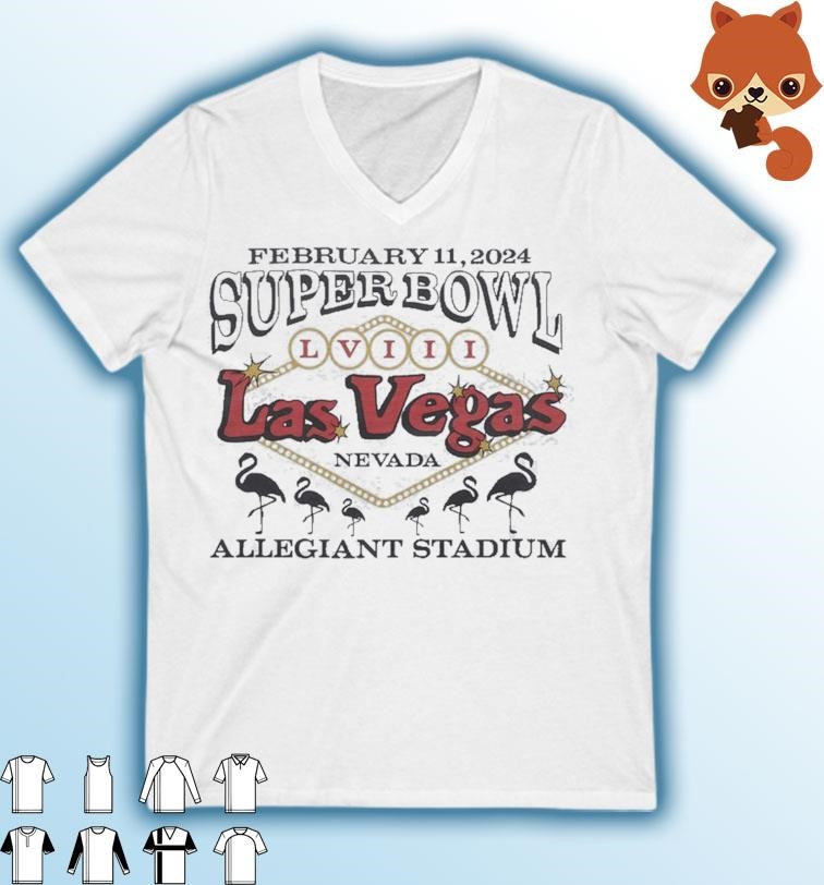 Super Bowl LVIII Las Vegas Nevada Allegiant Stadium shirt