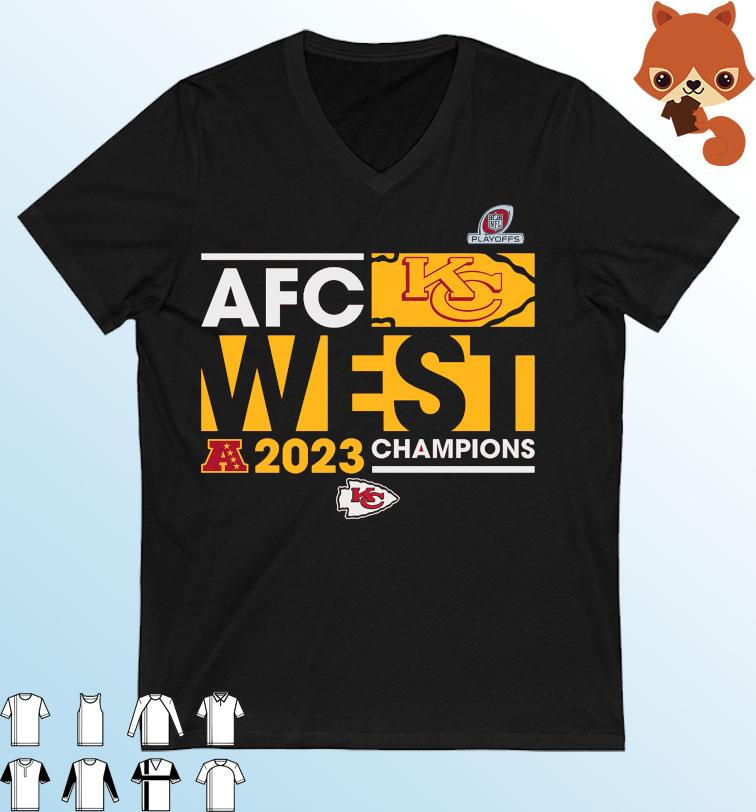 Kansas City Chiefs Playoffs 2023 AFC West Division Champions Shirt