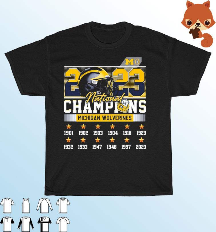 Official 2023 National Champions Michigan Football Shirt, hoodie ...