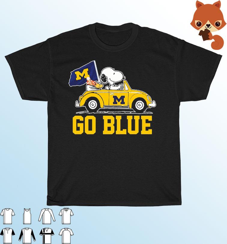 Official peanuts Snoopy And Woodstock Michigan Wolverines Go Blue 2023 ...