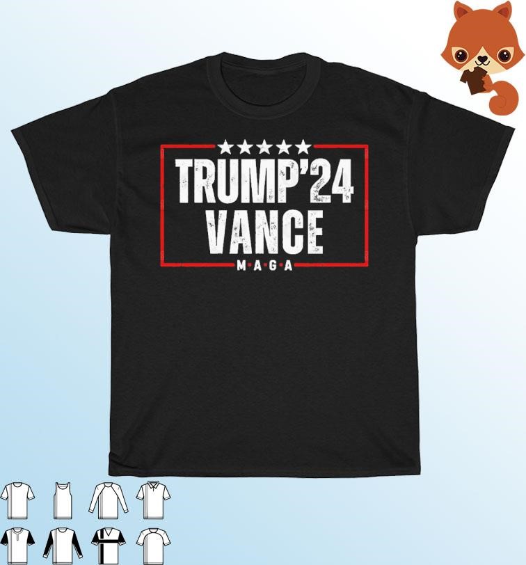 Official Trump Vance 2024 Maga T-Shirt