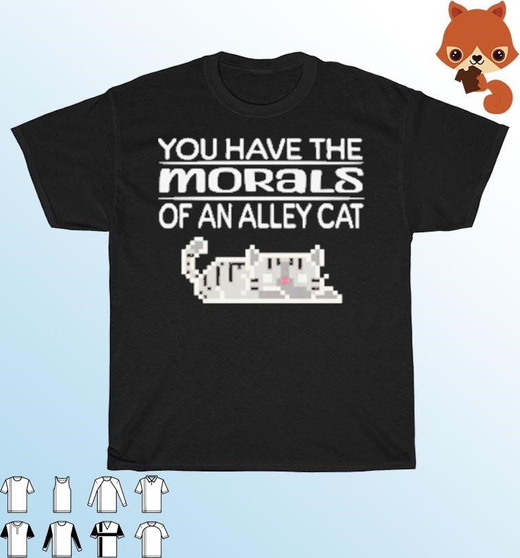 Official You Have The Morals Of An Alley Cat Joe Biden Debate 2024 Shirt